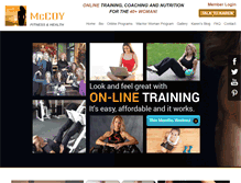 Tablet Screenshot of mccoyfitness.ca